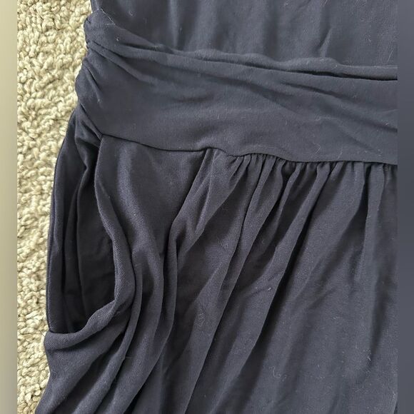 Boden Amelie Jersey Dress Navy 2P Stretch Pockets Casual Work Dress - Picture 5 of 7